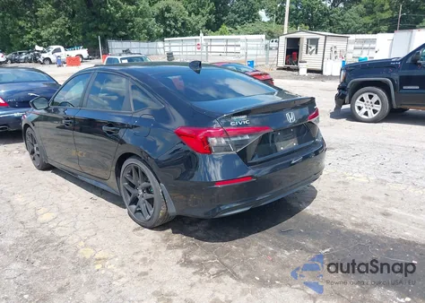 2022 Honda Civic Sport из США, поврежденный, VIN 2HGFE2F57NH527371